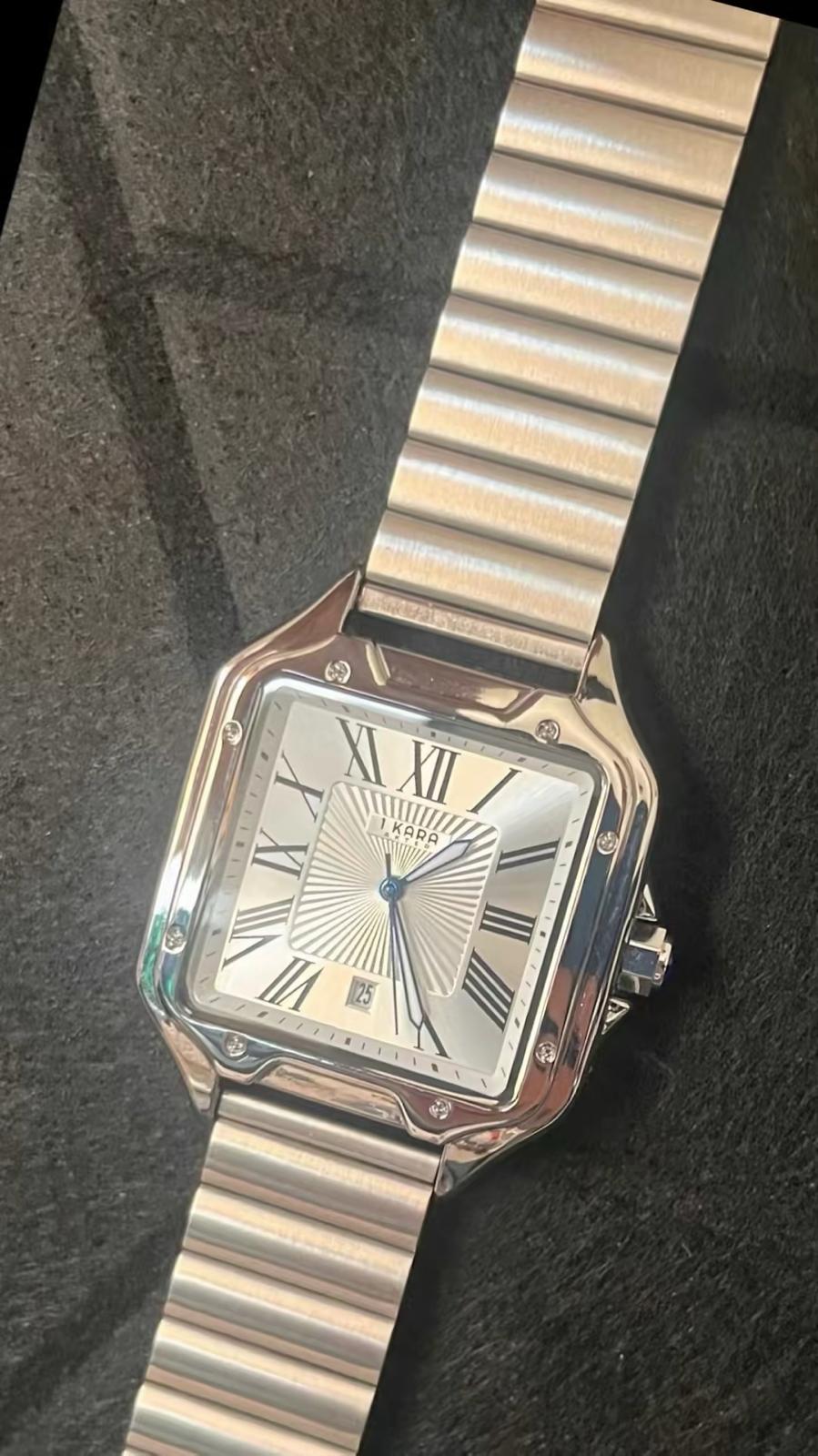 1Kara „Tog“ – Edelstahl Uhr