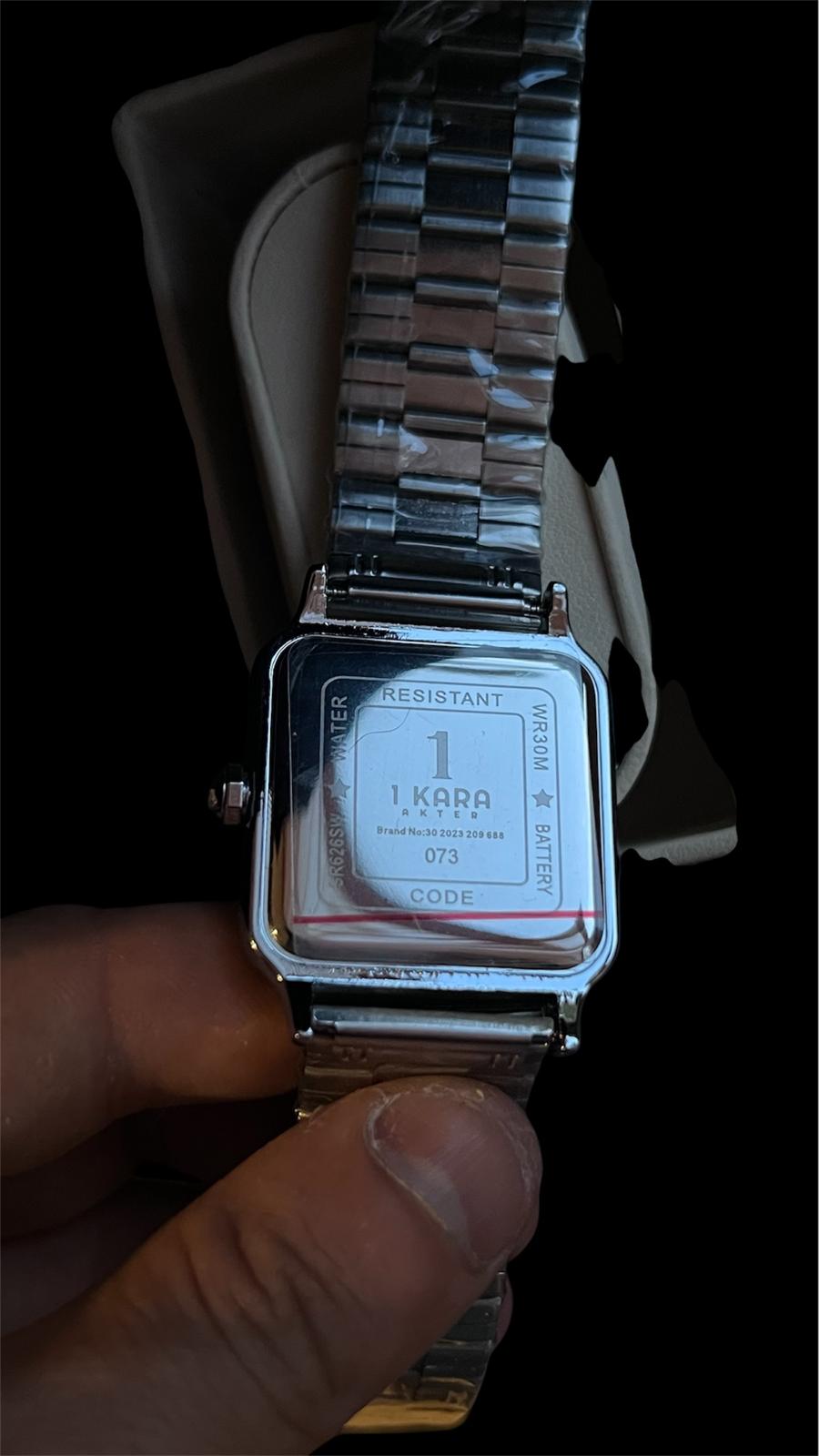 1Kara „Tog“ – Edelstahl Uhr