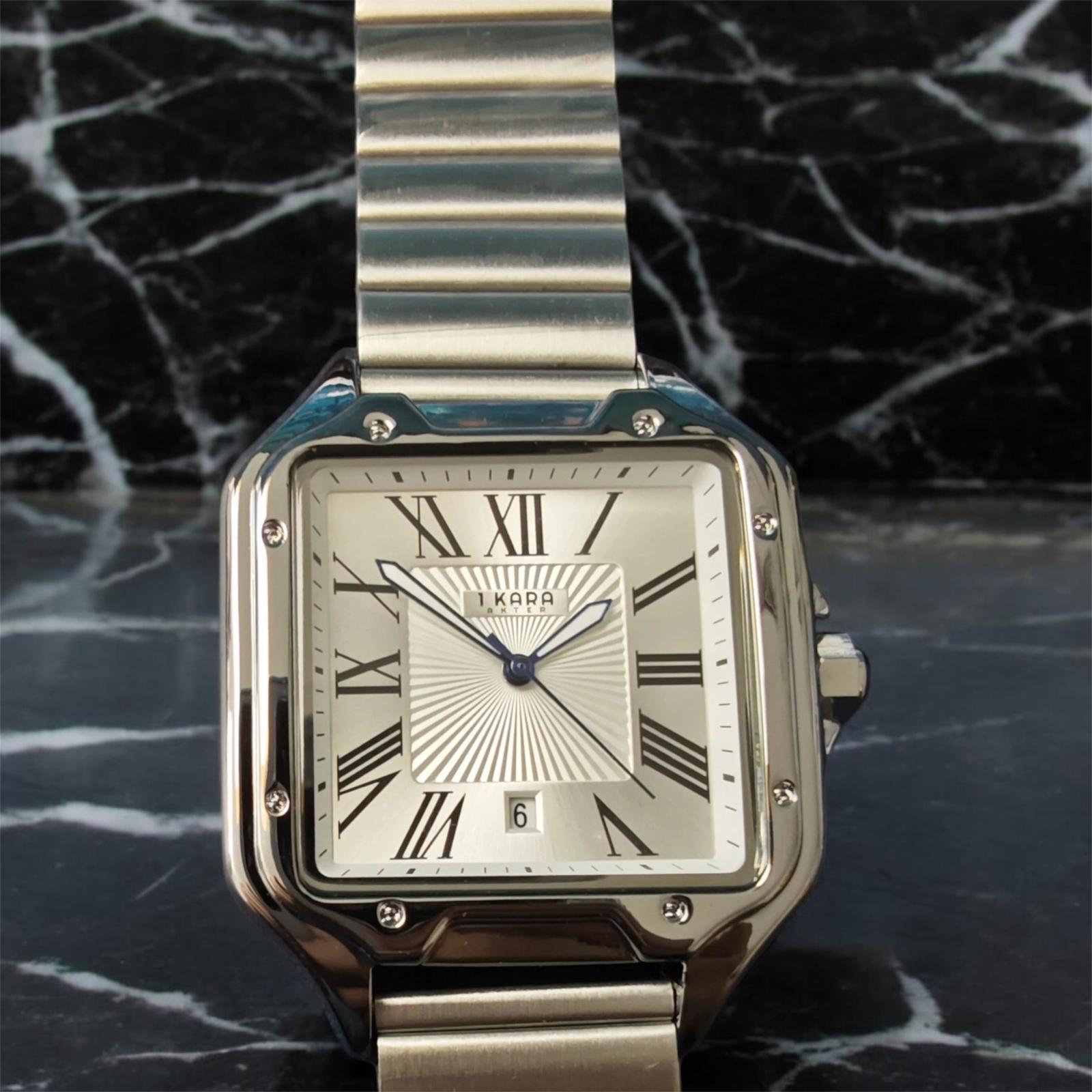 1Kara „Tog“ – Edelstahl Uhr